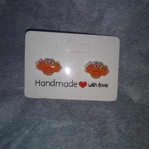 Zoe sesame Street Earrings post earrings